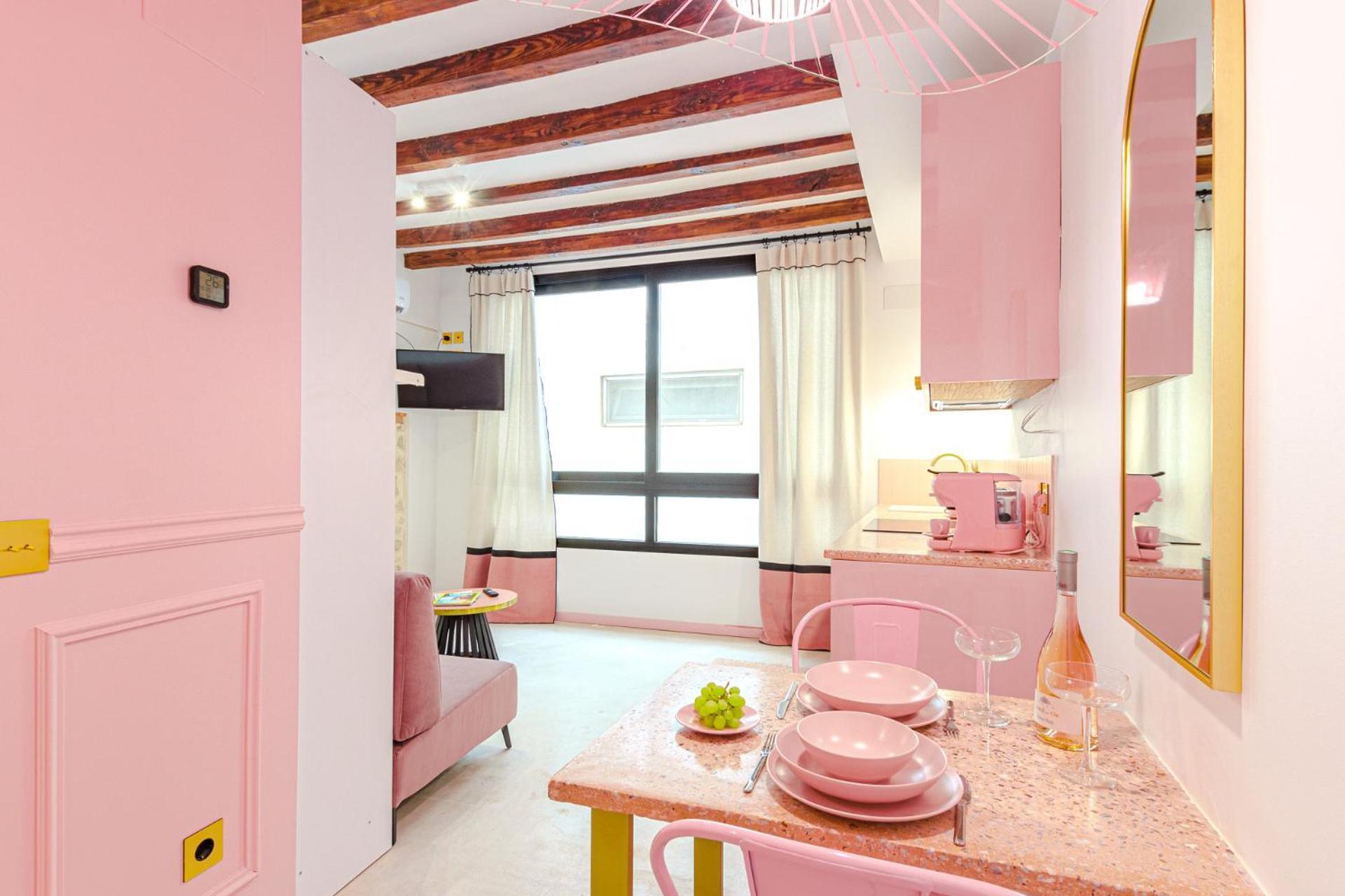 Glamorous Pink Studio In City Center Alicante Zewnętrze zdjęcie